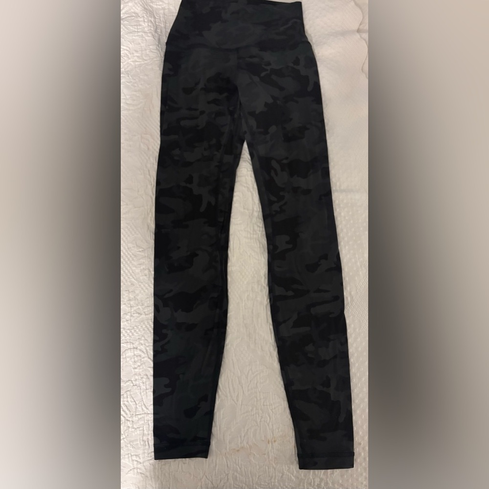 Lululemon Wunder Under High-Rise Leggings 28" Incognito Camo Multi Sz 4